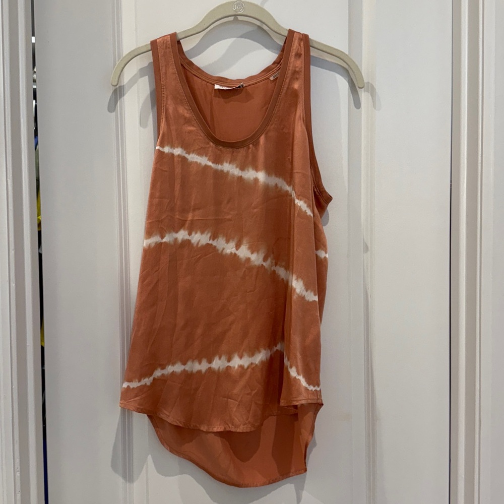 Equipment Femme Copper Sleeveless Top